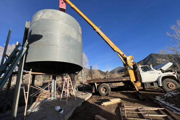 DEC 14+15 Grain Bin Assembly Follow Up at Metate Mill — AN ANCHOR ORG SERVICE OPPORTUNITY