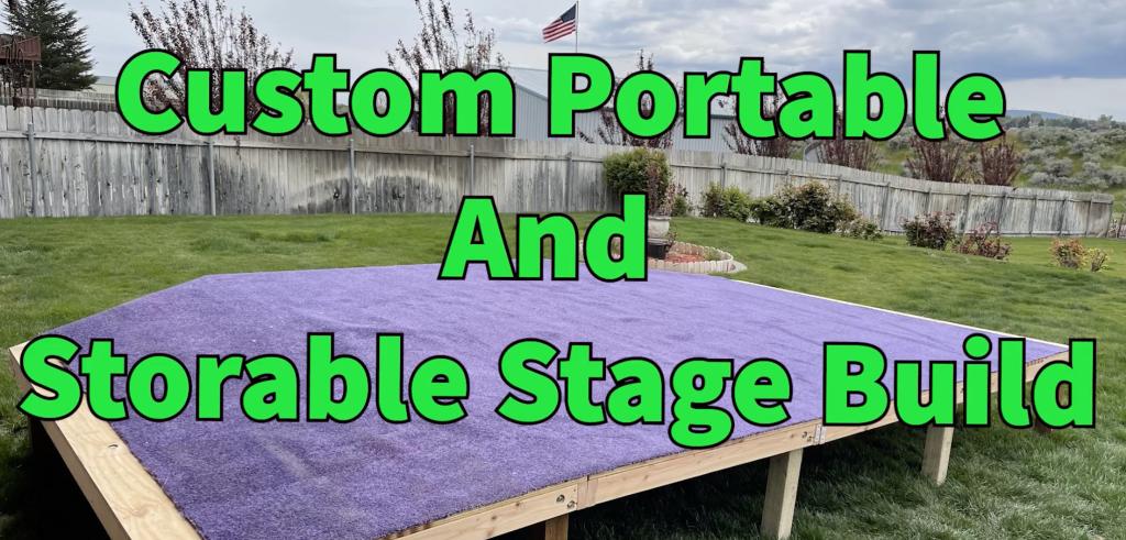 SUN JULY 19 9AM-1PM Come Build a Stage! AN ANCHOR ORG SERVICE OPPORTUNITY [Skilled & Unskilled]